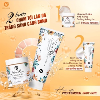 Combo dưỡng trắng da Body Herarise