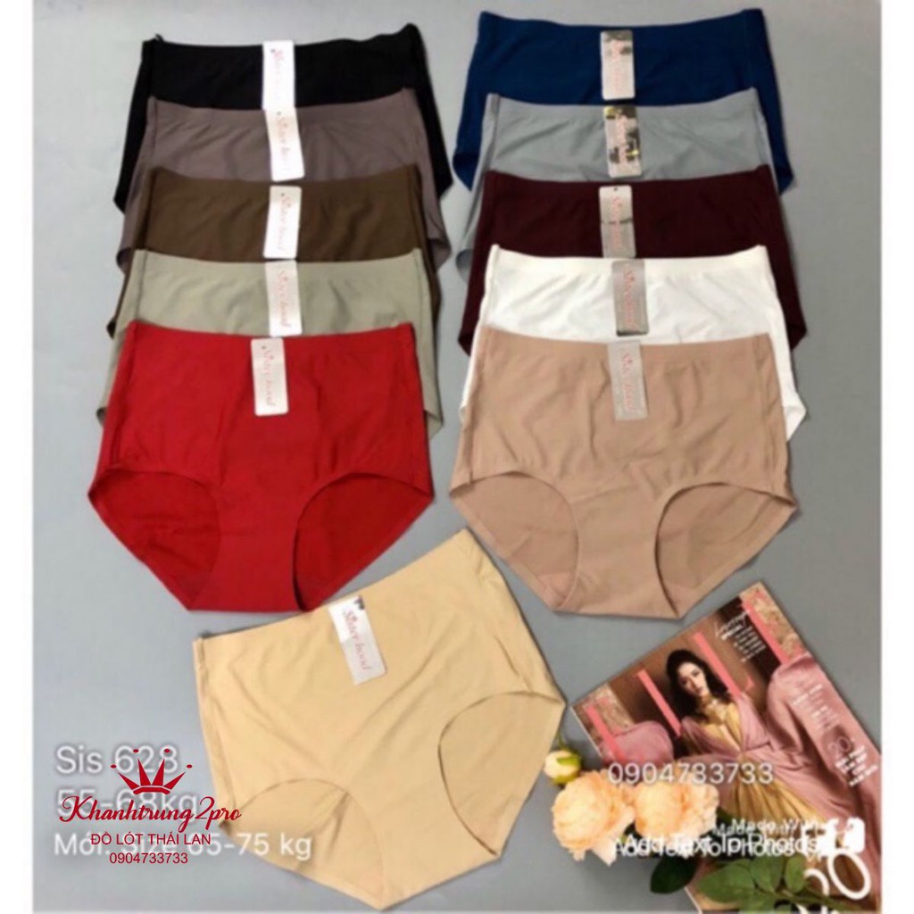 [Hàng Thái Lan] Quần lót nữ, quần chip, sịp nữ sister hood 628 vải đúc su cạp cao