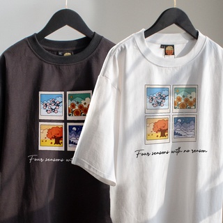 Áo thun unisex nam nữ form rộng vải cotton dày local brand Whatever / Bigbang still life