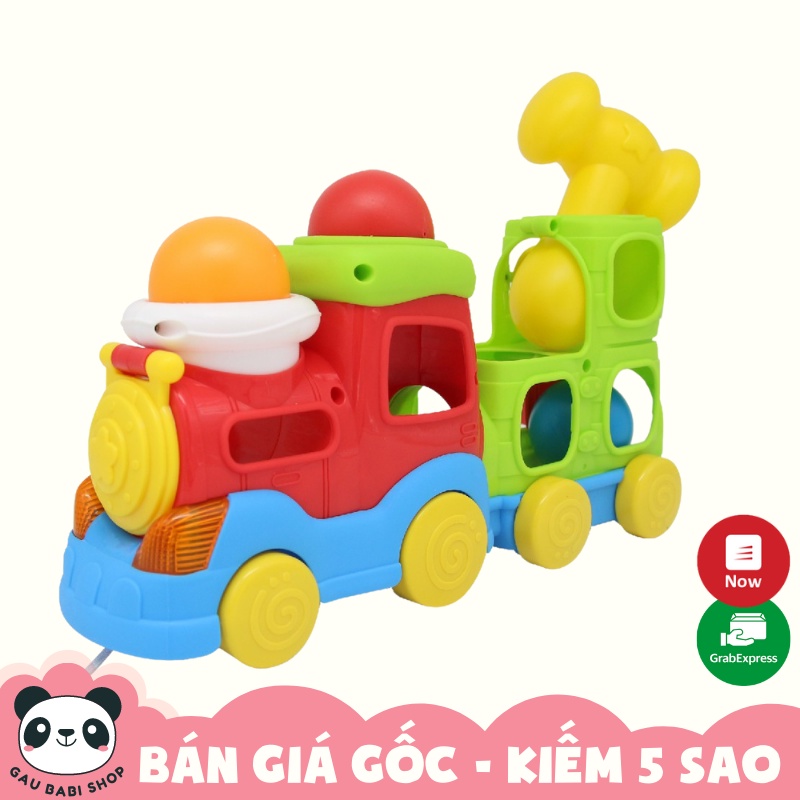 FREE SHIP !!! Đầu tàu hỏa kéo dây và đập bóng Winfun 0780