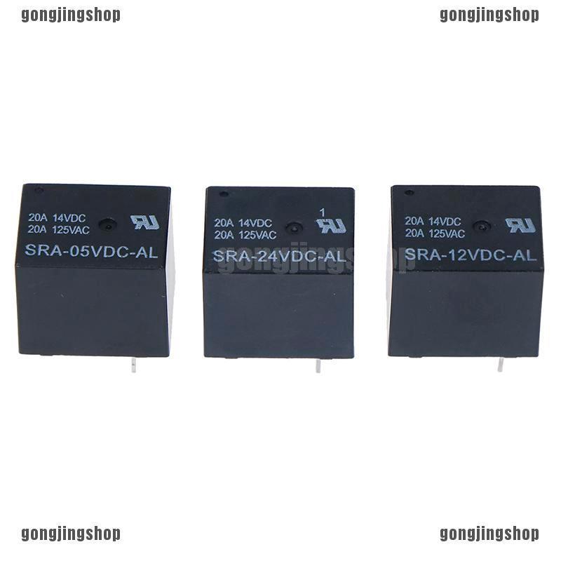 ❀GIÁ RẺ❀SRA-05VDC-AL SRA-12VDC-AL SRA-24VDC-AL 5V 12V 24V 20A T74 4PIN Relay