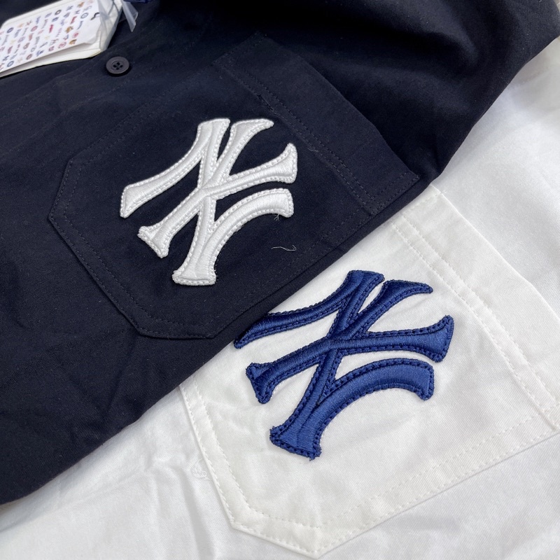 ⚡️[Hight Quality] - Áo Sơ Mi MLB Classic Monogram Big Logo Shirt NY Yankees, Áo sơ mi MLB