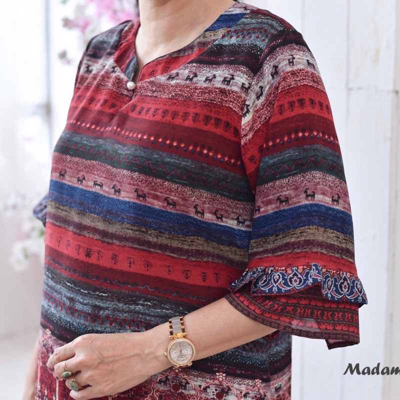 Madam Sotoni - Thời trang trung niên - Áo kiểu nữ trung niên - DHTL904