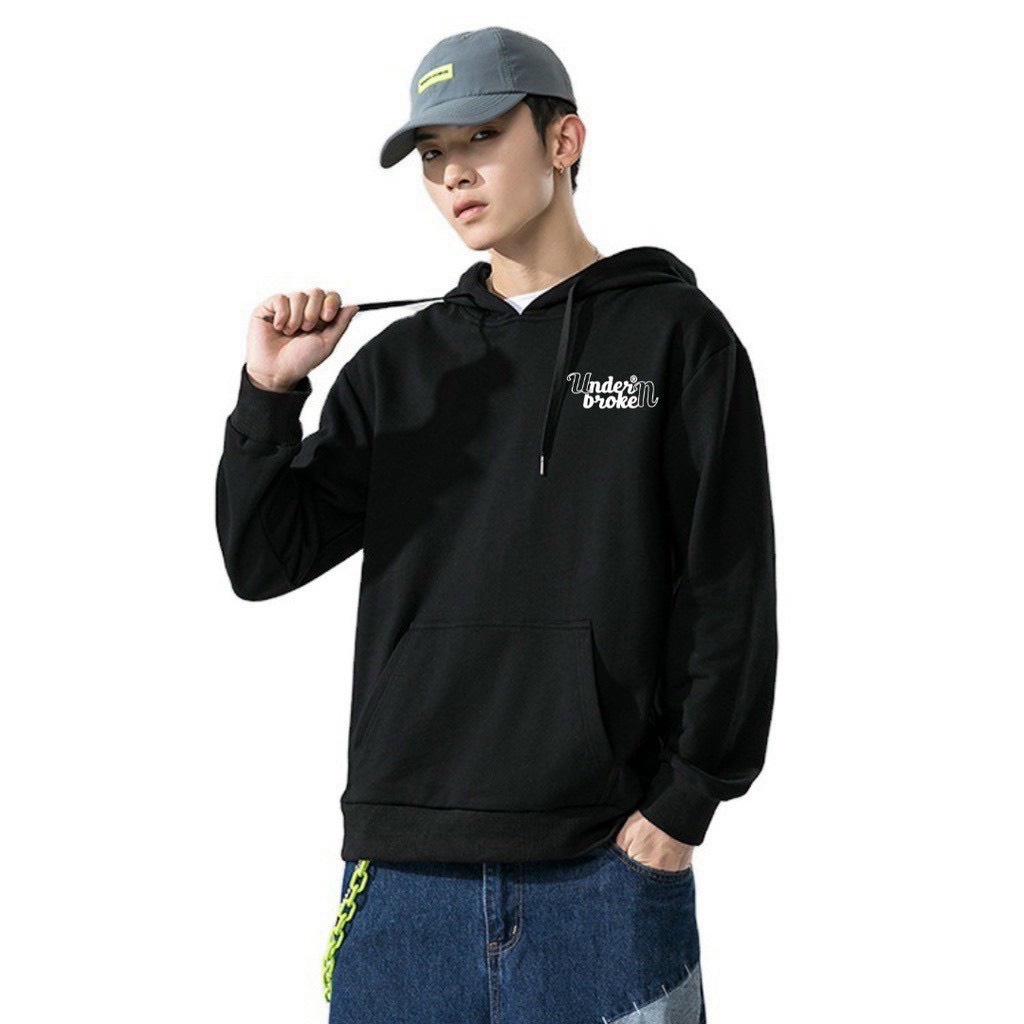 (Free Ship) Áo Khoác Hoodie Kiểu Chui Đầu Phong Cách Hottrend Under Broken Hợp Style HỌc SInh ĐƯờng Phố h.h.p