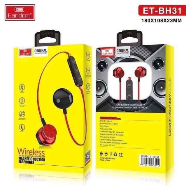 Tai Nghe Bluetooth 2 bên- Tai nghe blutooth Earldom BH31