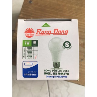 Bóng Đèn Led Bulb RẠNG ĐÔNG 7W A60N3 E27