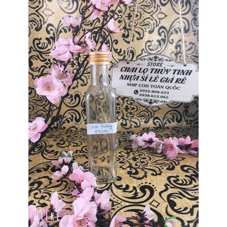 COMBO 10 Chai Vuông Thủy Tinh Nắp Nhôm 250ml