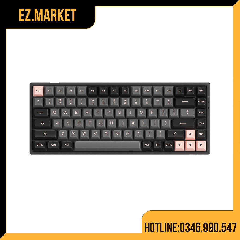 Bàn Phím Cơ AKKO 3068B Multi-modes Black Pink
