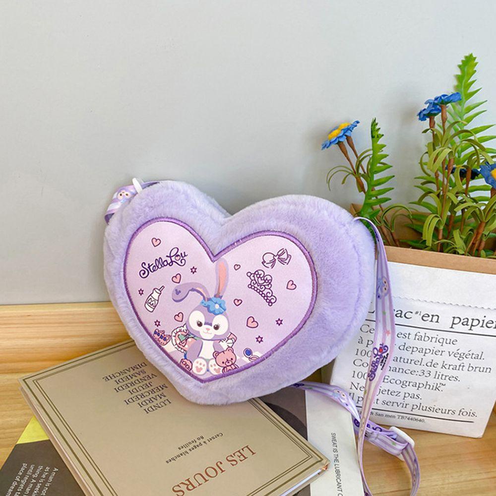 LILYES Túi Đeo Vai Đựng Tiền Xu Họa Tiết Hoạt Hình Dễ Thương Cho Nữ