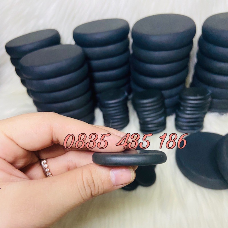 Đá Nóng Massage Tròn (8*8cm) và Ovan (6*8cm)