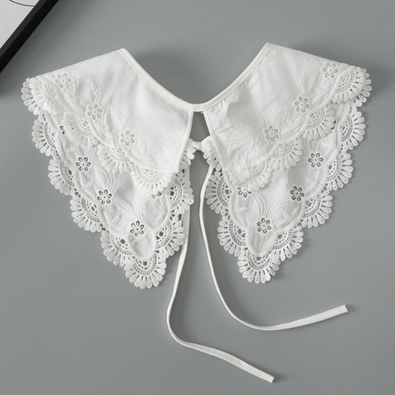 Cổ Áo Sơ Mi Giả Thêu Nhiều Hình Dạng