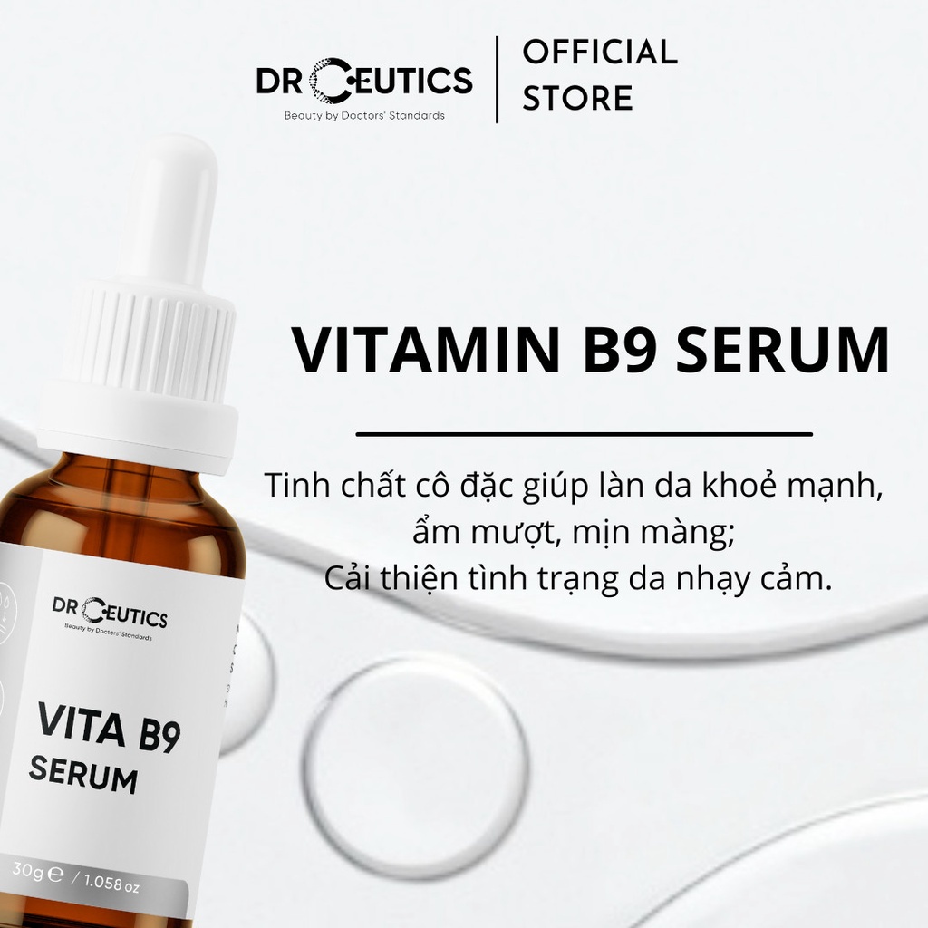 Drceutics Vitamin B9 Tinh Chất Hỗ Trợ Quá Trình Phục Hồi Và Cấp Ẩm Cho Da