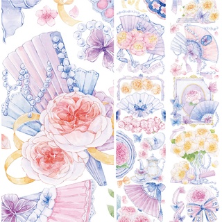 [chiết] washi tape quạt ren