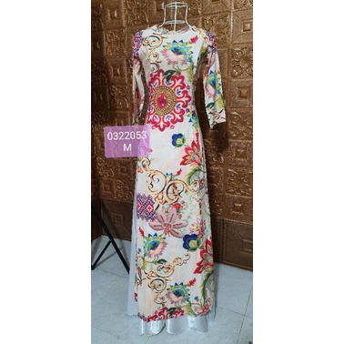 Áo dài hoa nhí và 3d