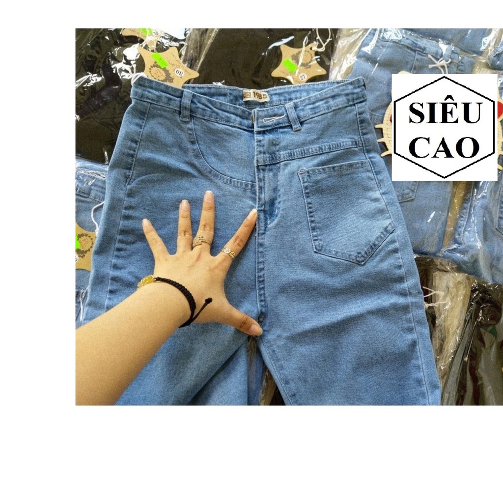 Quần jean nữ LƯNG SIÊU CAO - hình thật và có size đại TG-10D21-5