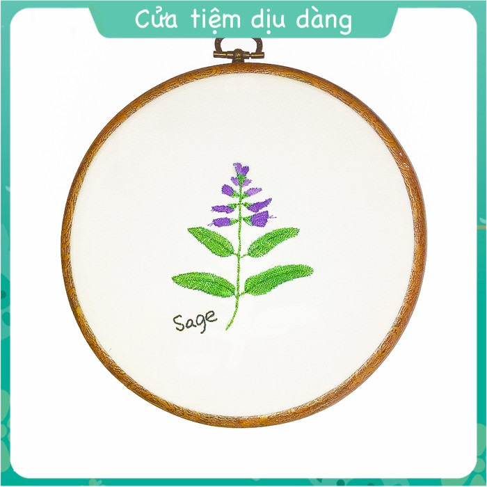 Khung thêu nhựa giả gỗ hình tròn nhiều kích cỡ