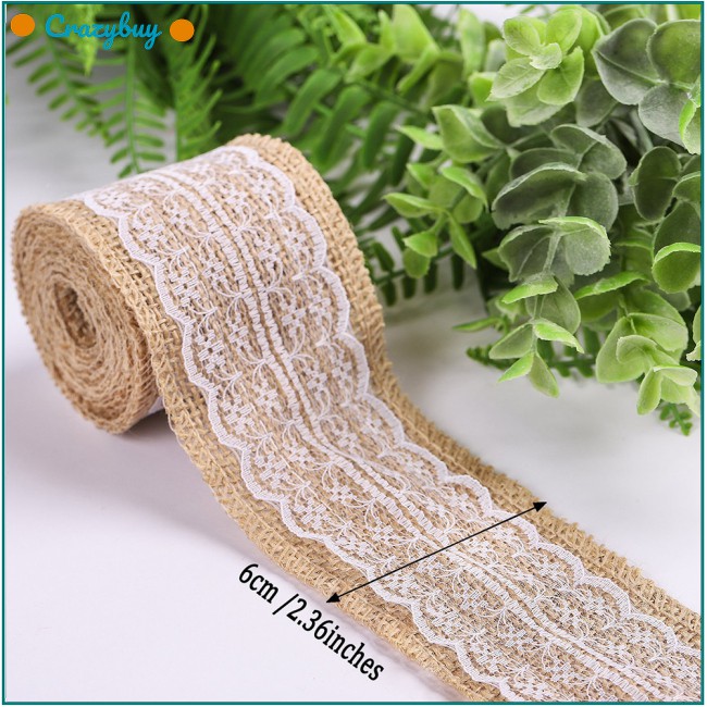 Cuộn vải sợi đay trang trí , làm đồ thủ công