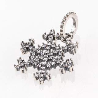 Pan - charm treo bông tuyết trắng - bạc s925 - charm bạc cho vòng pan