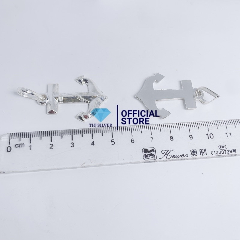 Mặt dây chuyền hình mỏ neo nam tính chuẩn bạc ta-THJ SILVER
