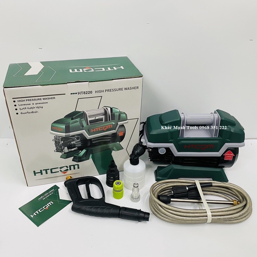 Máy Rửa Xe HTCOM HT 8220 2200W BẢO HÀNH CHÍNH HÃNG 6 THÁNG