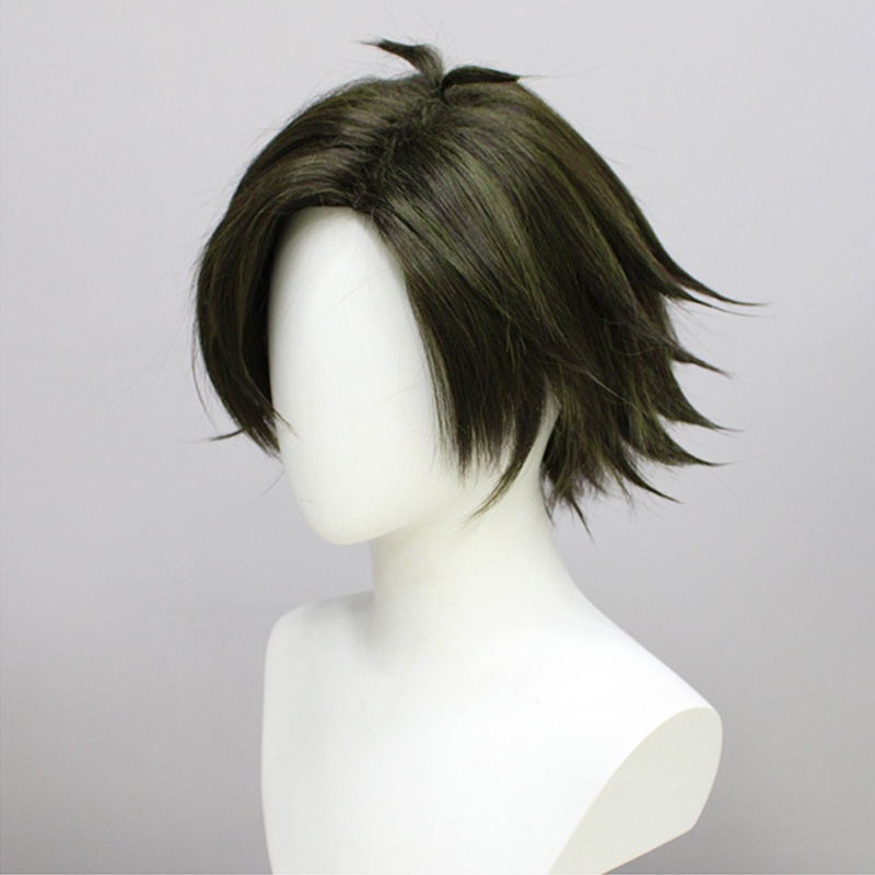 SPY×FAMILY Damian Desmond Cosplay Hair Anime Olive Green Wig Halloween Party boy gift