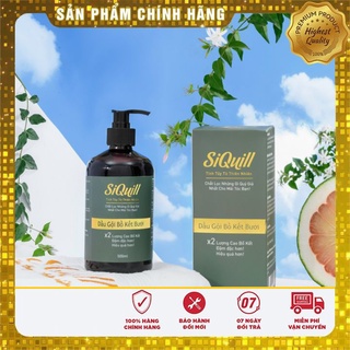 Dầu gội bồ kết bưởi ngăn rụng tóc siquill 500ml x2 bồ kết
