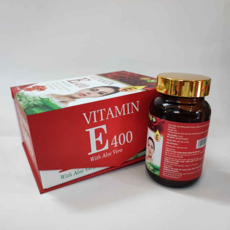 vitamin E đỏ viên uống đẹp da