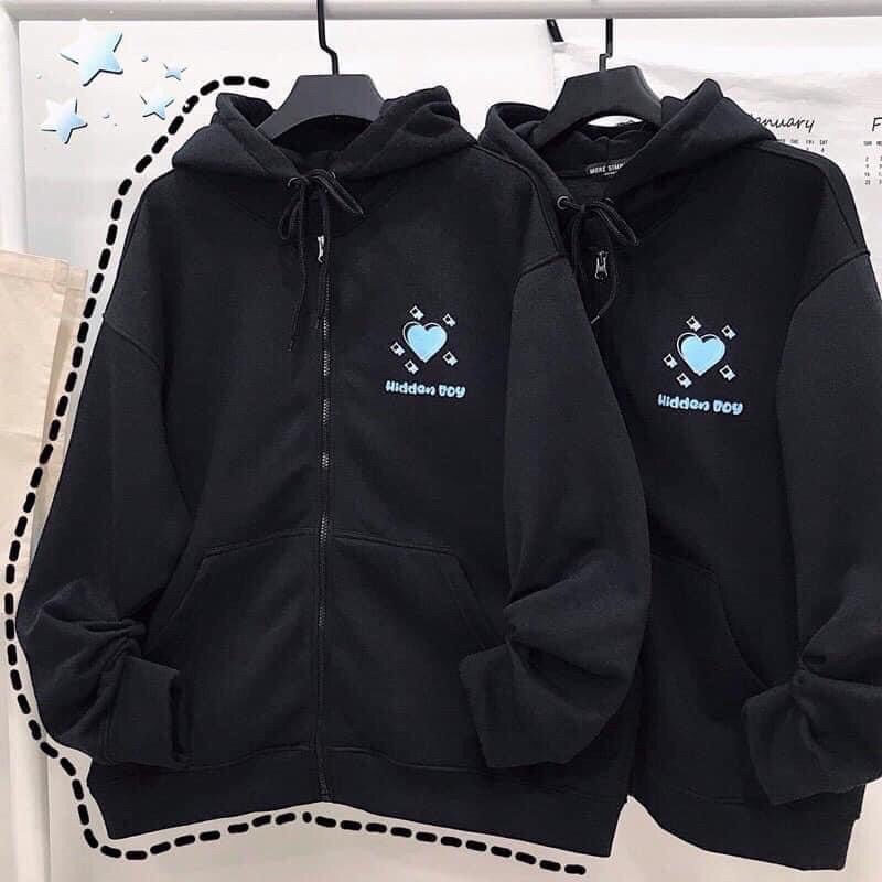 Áo khoác boy nỉ dày tay bồng phom rộng HANA79