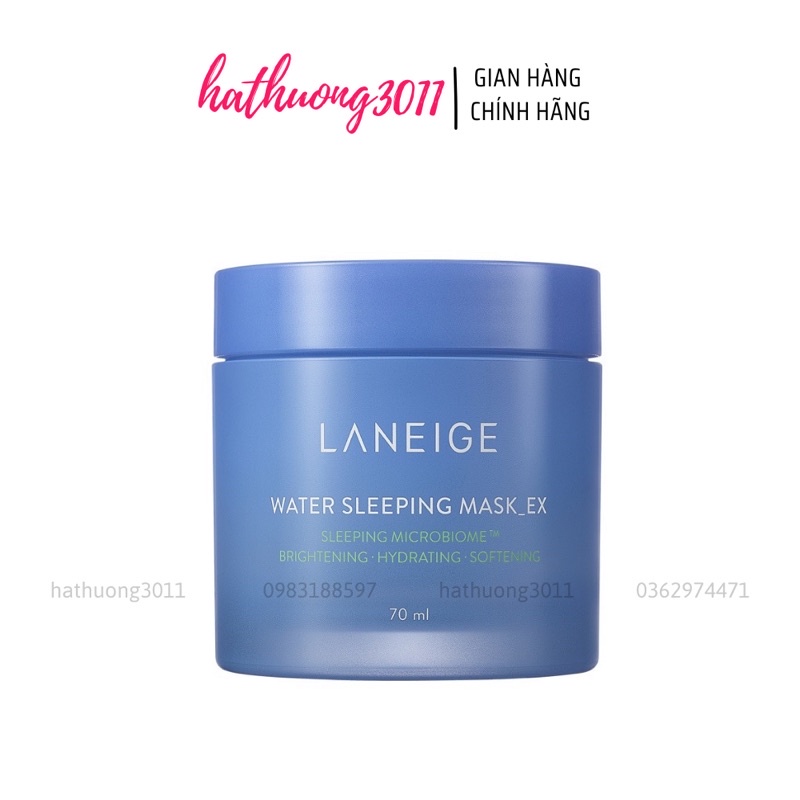 Mặt Nạ Ngủ Dưỡng Ẩm Laneige Water Sleeping Mask EX 70ml