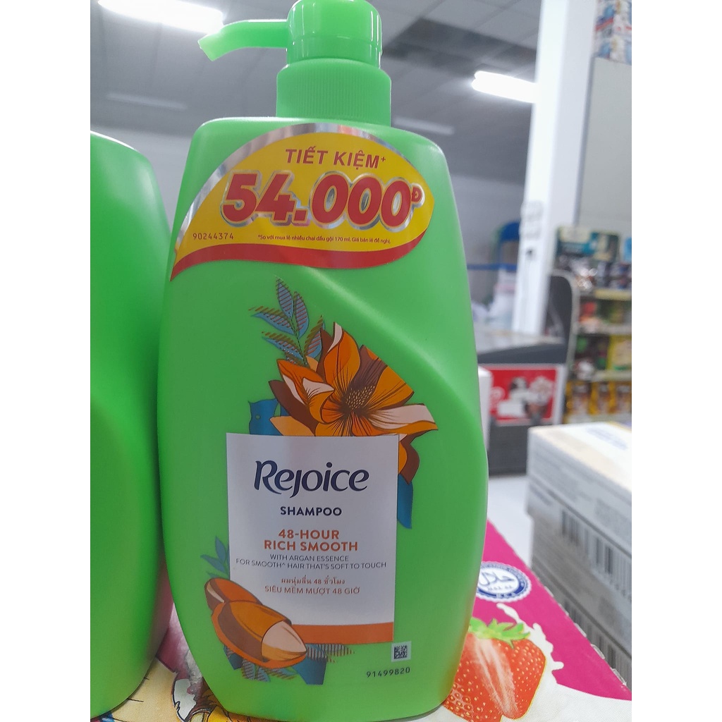Dầu gội Rejoice P&J siêu mềm mượt suốt 48h  Giúp tóc luôn mềm mượt , lưu hương dài lâu