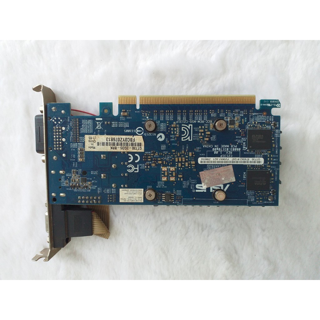 CARD MÀN HÌNH VGA  ASUS GT730/2GB/DDR5 BO LÙN