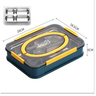 Hộp cơm Food Container Nhật Bản SUS304