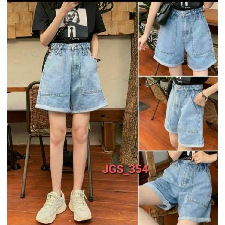 Quần short jean nữ form rộng lưng bọ chéo chất denim phong cách hàn, mẫu quần short nữ jean mới