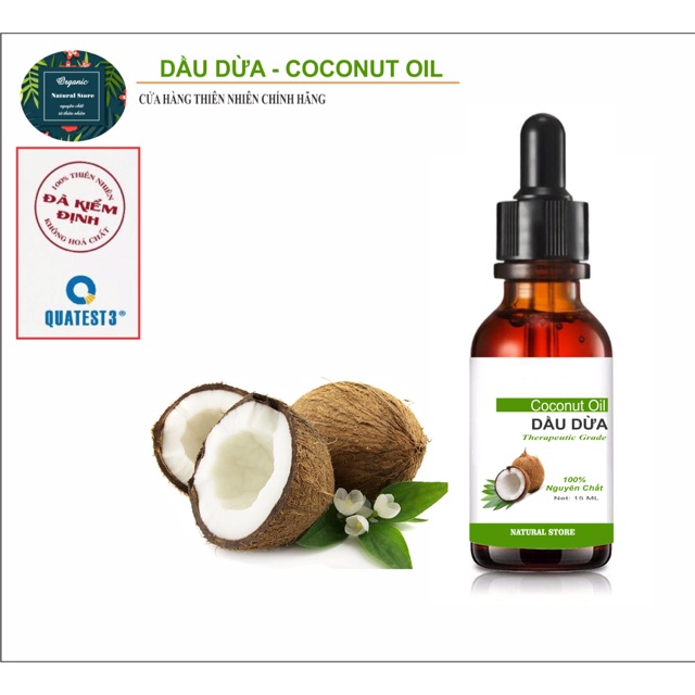 Dầu dừa tinh khiết ( Coconut Oil ) 100% Organic - Handmade