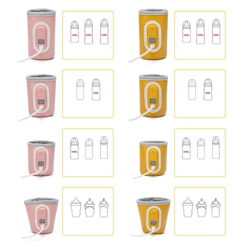 Máy Hâm Nóng Bình Sữa Cho Bé USB Mang Đi Du Lịch Tiện Lợi