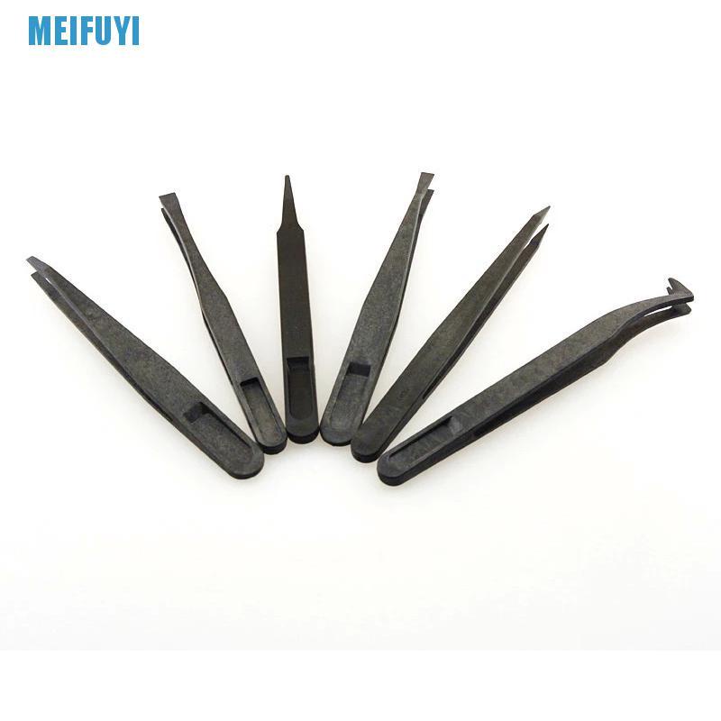 Nhíp nhựa PPS+Fiber nhiều màu sắc 1.4cm: đen chuyên dụng kích thước ngoại cỡ approx. 12x1.1 x/4.7cm