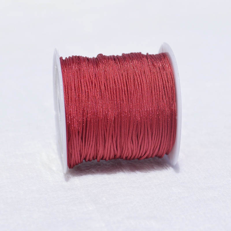 Cuộn dây nylon 0.8mmx20m 39 màu dùng làm đồ trang sức thủ công chất lượng cao