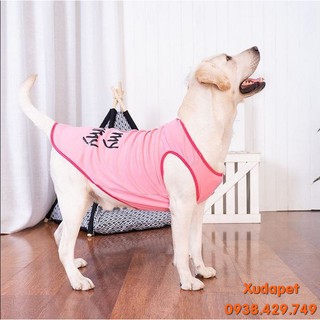 Áo 3 Lỗ Cho Chó Lớn I Love Mommy/ Daddy vải thun co giãn cao cấp, mang phong cách đáng yêu cho cún cưng - SP005150