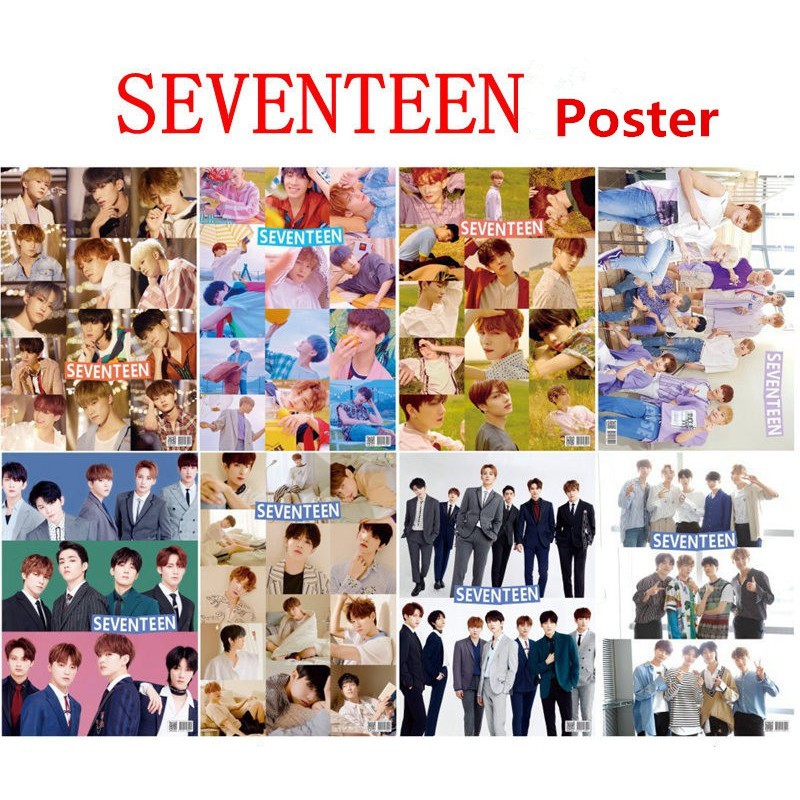 8 tấm poster A4 idol kpop in hình SNSD SEHUN NCT TXT ảnh đẹp nhiều mẫu