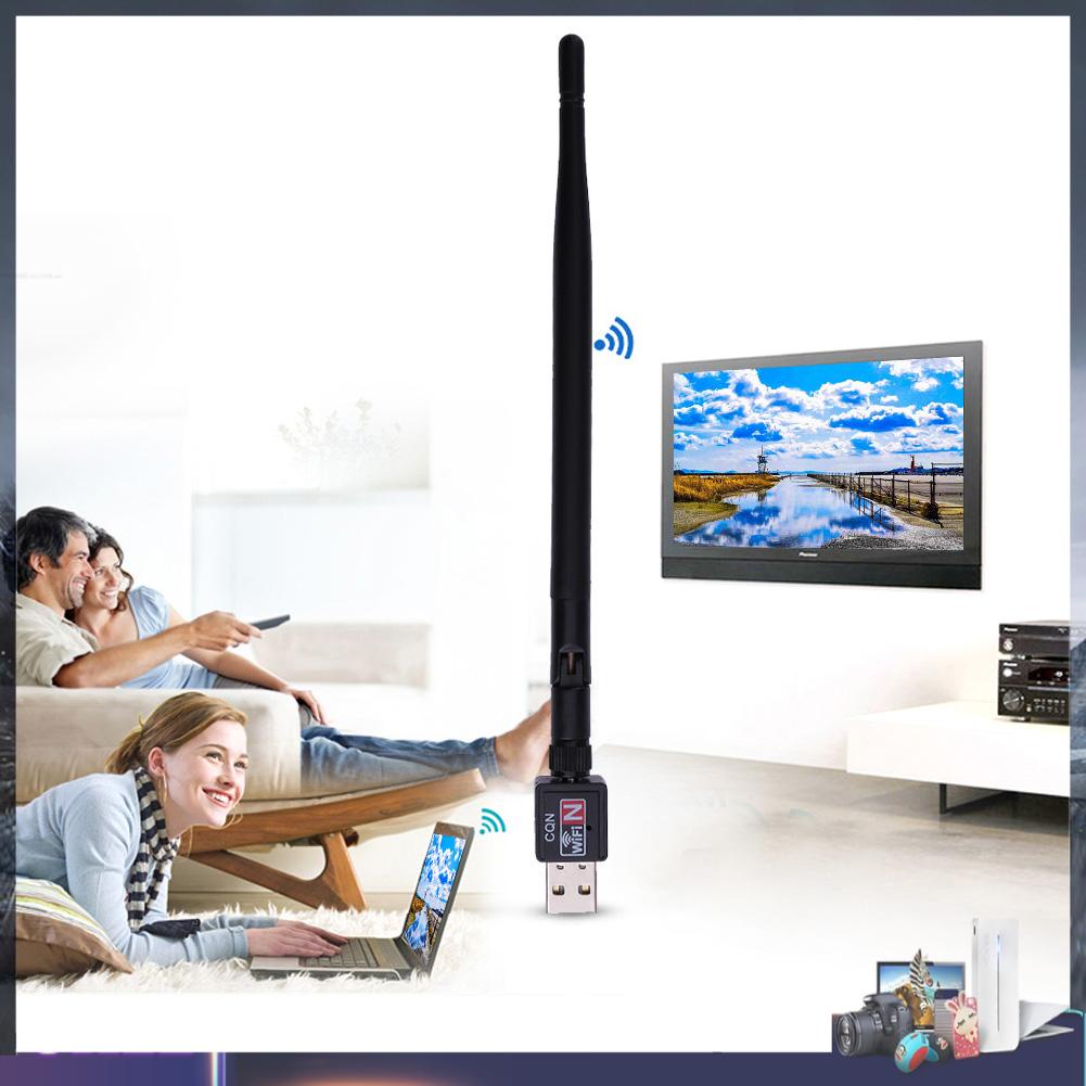 Bộ phát wifi không dây 600M USB 2.0 thẻ mạng LAN w/5dBI