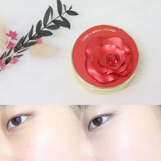 PHẤN NƯỚC OHUI ULTIMATE COVER CUSHION MOISTURE RED ROSE PETAL EDITION