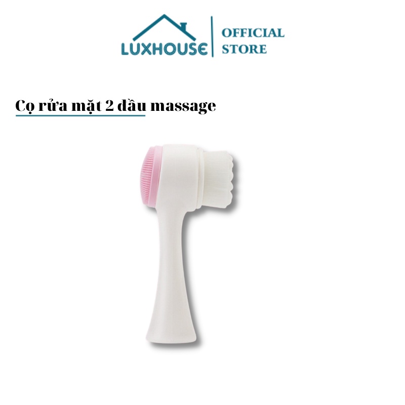 Cọ rửa mặt massage 2 đầu mềm mại