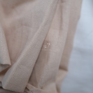 Vải Linen - bột màu caramel