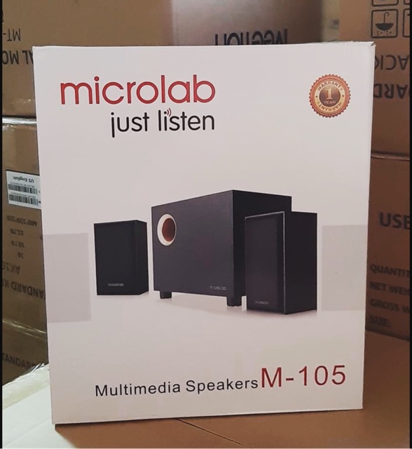 Loa Vi tính Microlab M105 2.1 hàng chính hãng bảo hành 12 tháng