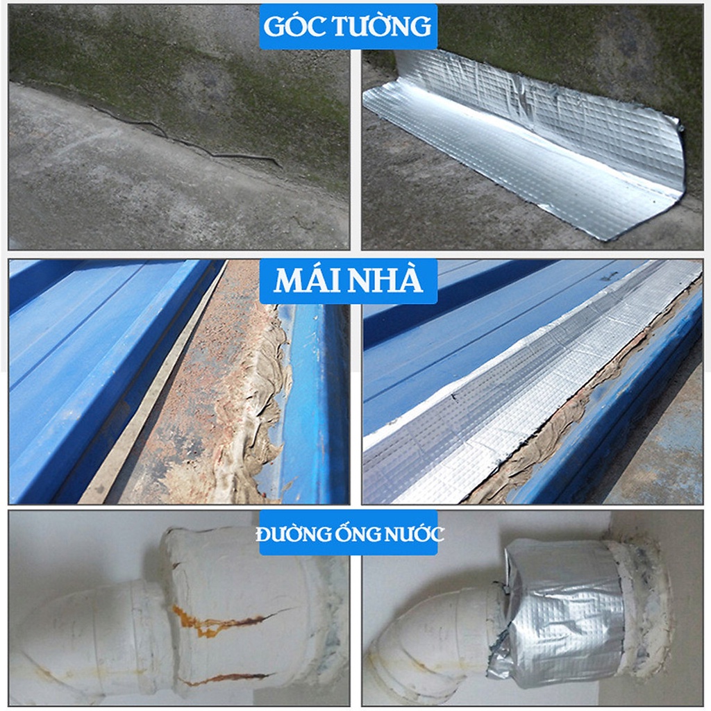 Băng Dính Chống Thấm Đa Năng Dán Được Trên Mọi Bề Mặt - Chính hãng dododios