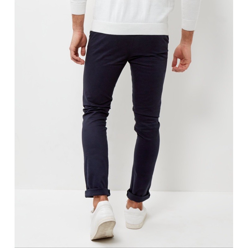 [NewLook] Quần dài nam Navy Skinny Chinos