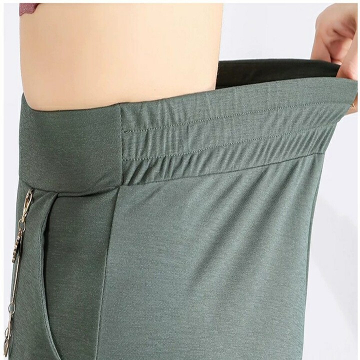 Quần tây ống rộng bo chun kiểu dáng cá tính cho chị em LN03 | BigBuy360 - bigbuy360.vn