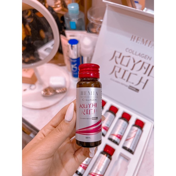 𝐂𝐎𝐋𝐋𝐀𝐆𝐄𝐍 𝐇𝐄𝐌𝐈𝐀 - 𝐂𝐎𝐋𝐋𝐀𝐆𝐄𝐍 𝐑𝐎𝐘𝐀𝐋 𝐑𝐈𝐂𝐇 𝐇𝐄𝐌𝐈𝐀 - Hộp 10 Chai x 30ml