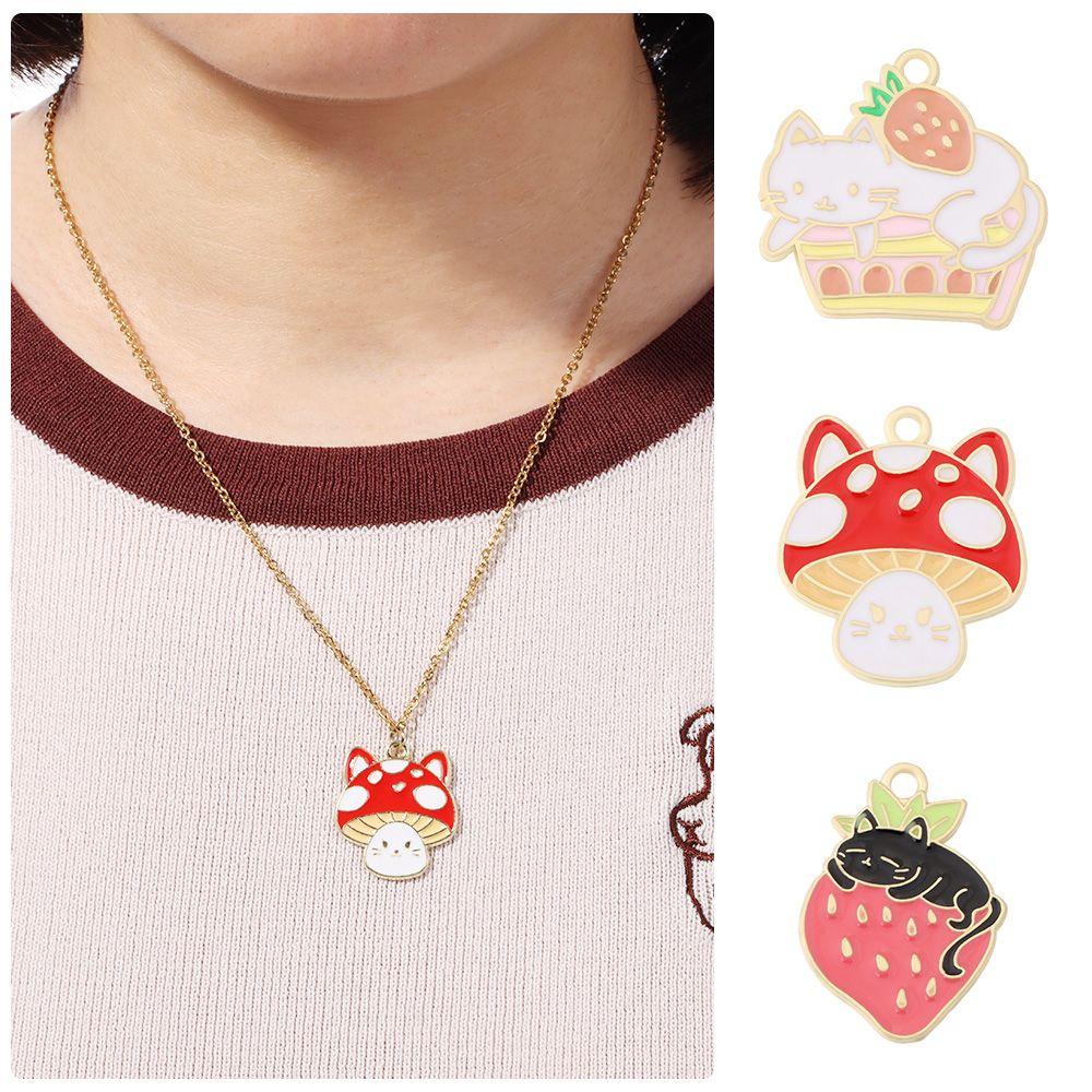 ESPO Mặt Dây Chuyền Hình Cây Nấm Bằng Hợp Kim Kẽm Dễ Thương