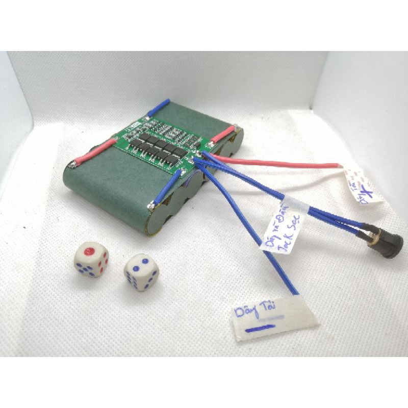 Khối Pin 3S2P 12,6V Loại 1 hàng ngang